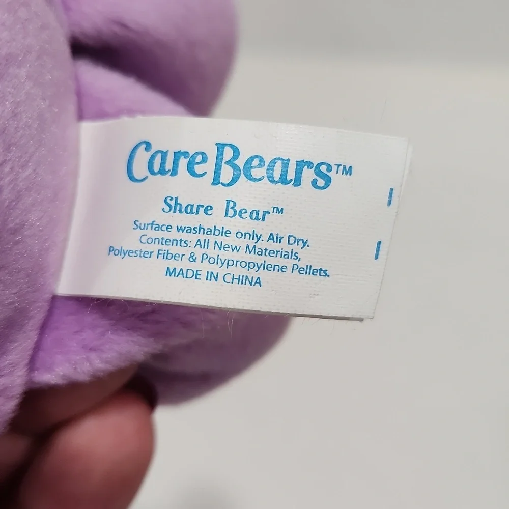 Care Bear Kid’s Stuffed Animal Share Bear 2002